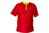 Tee-shirt de travail Pireneo RBT rouge et col jaune